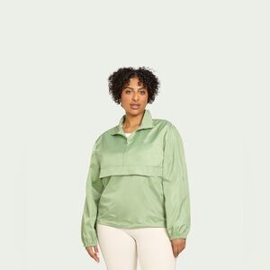FabFitFun x Bala Bangles Windbreaker Break Away Jacket Sage Green Size L/XL